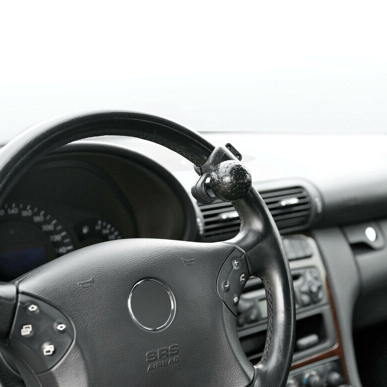 Steering Wheel Spinner Universal, Black Ø 22–32 mm