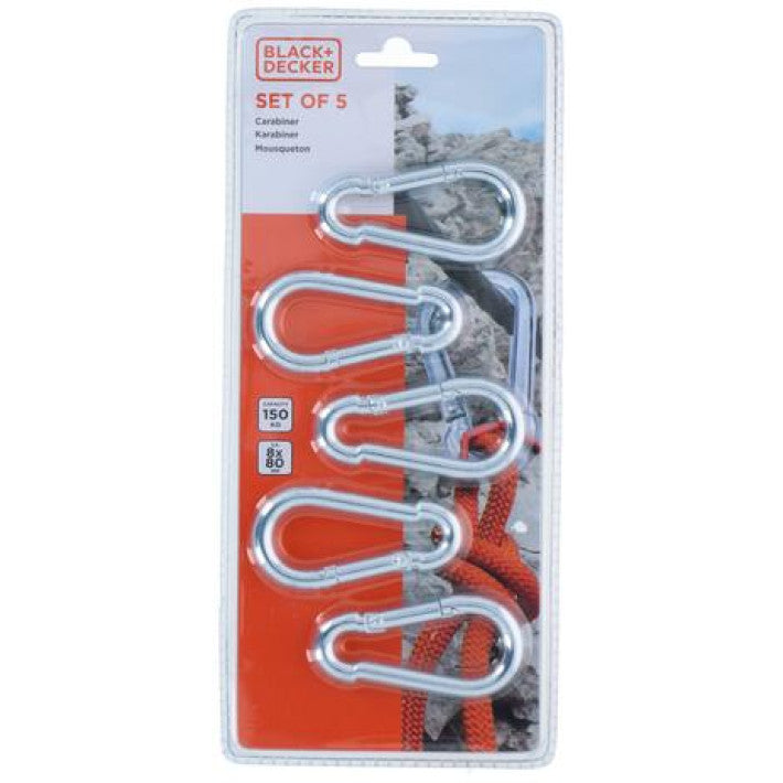 Carabiner set 5 pcs