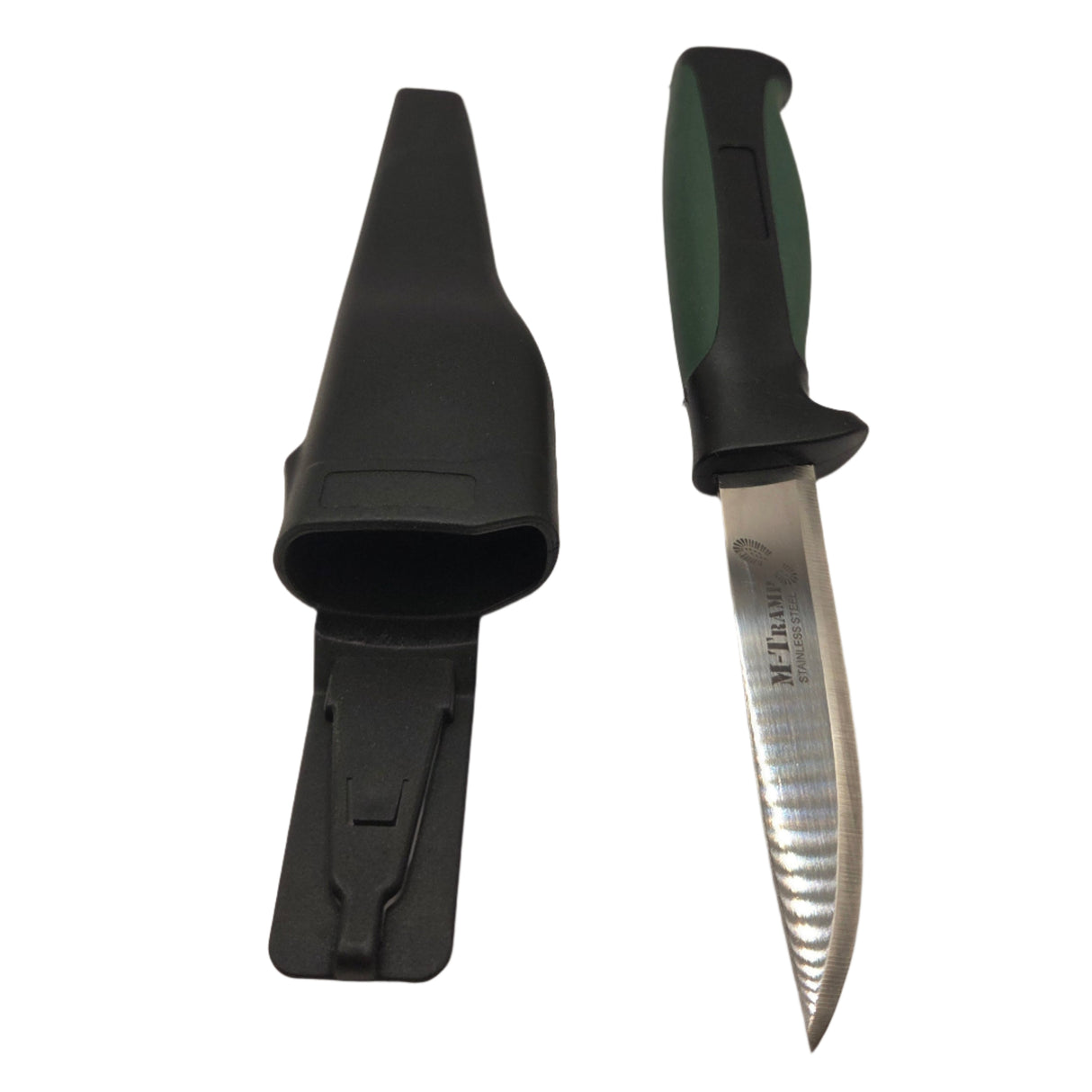 Fishing knife with black sheath Blackline