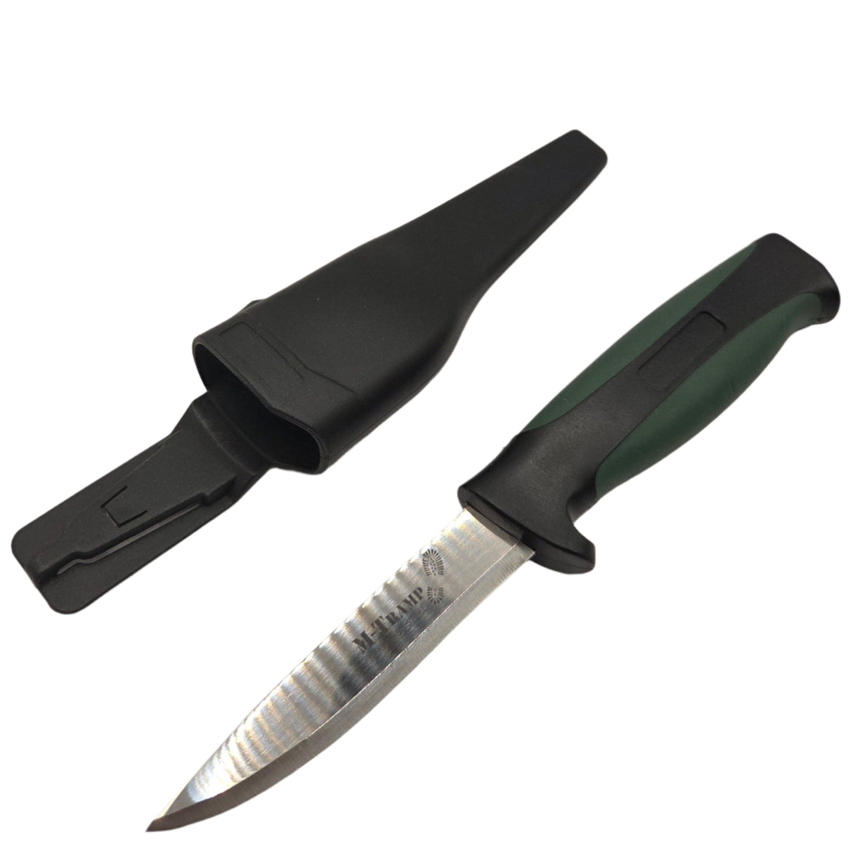 Fishing knife with black sheath Blackline
