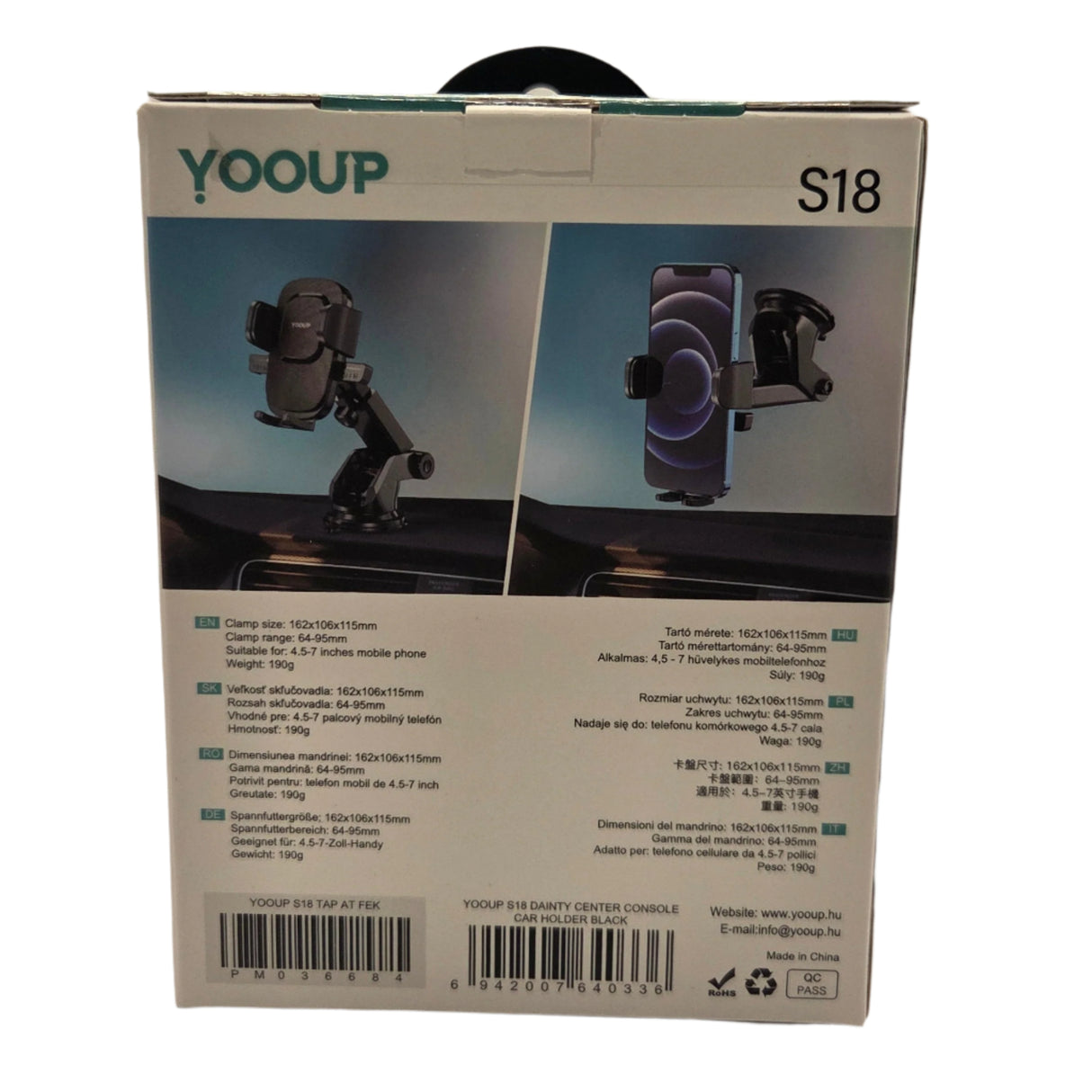 Car phone holder suction cup S18