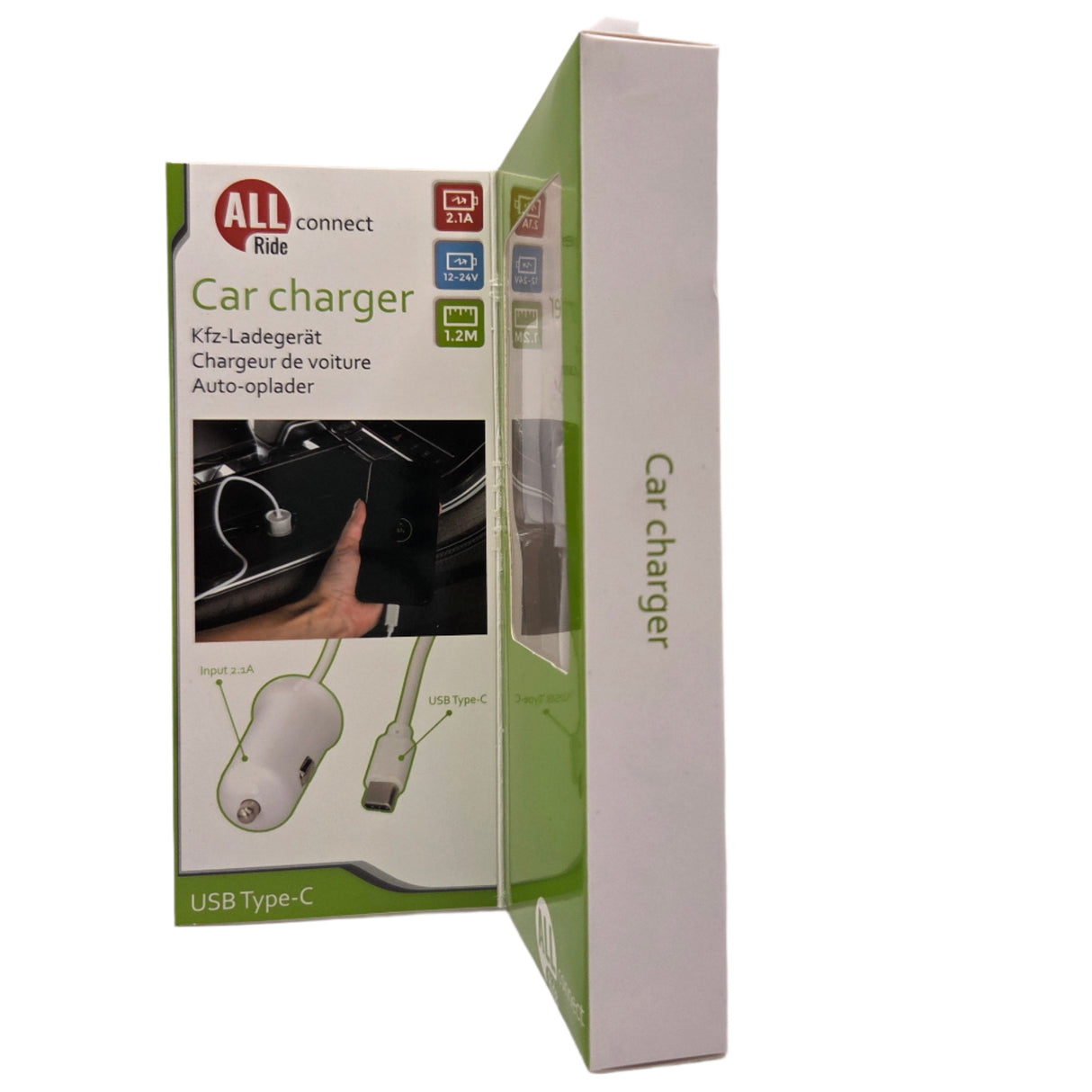 USB szivargyújtó töltő Type-C