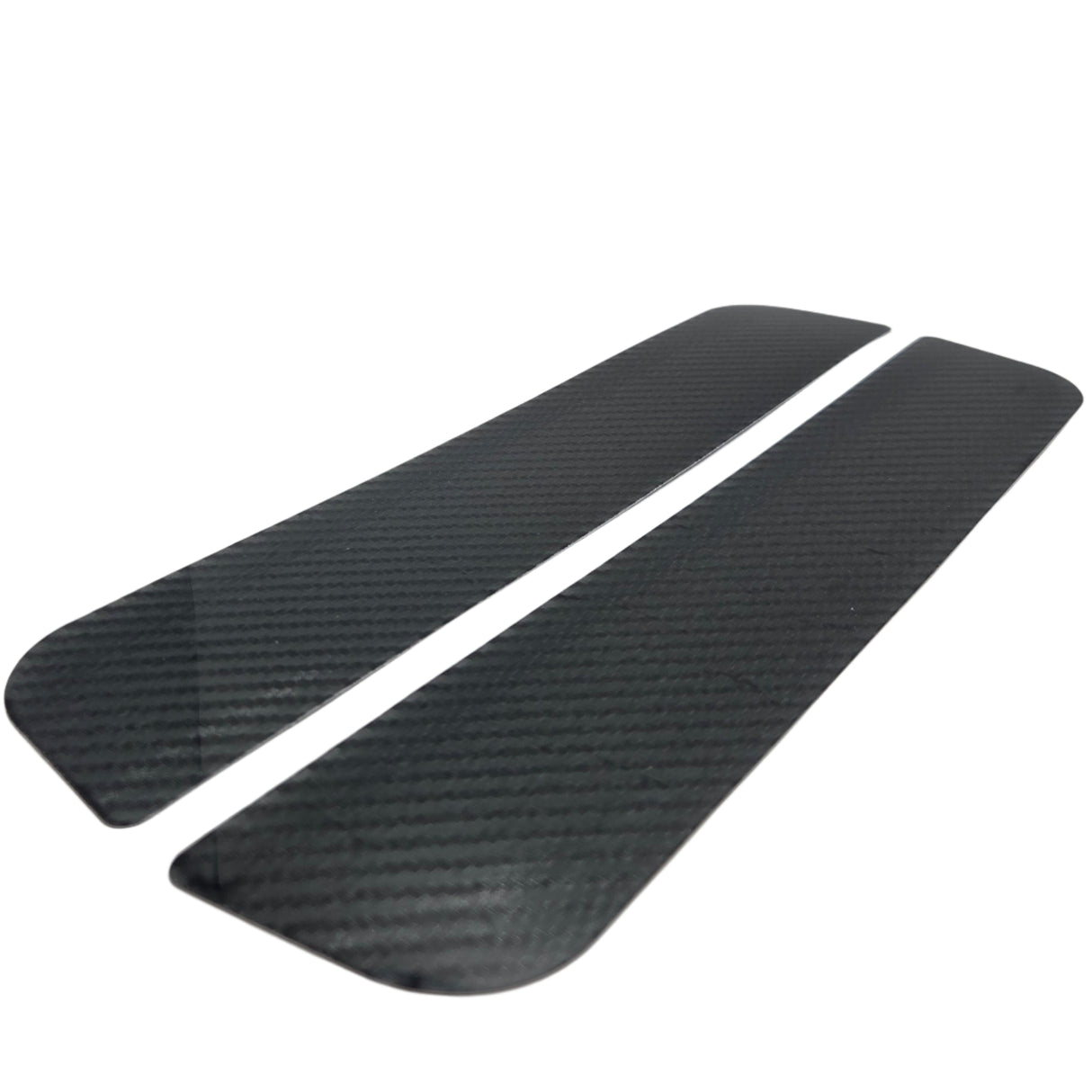 Self-adhesive carbon fiber patterned car door sill protector film