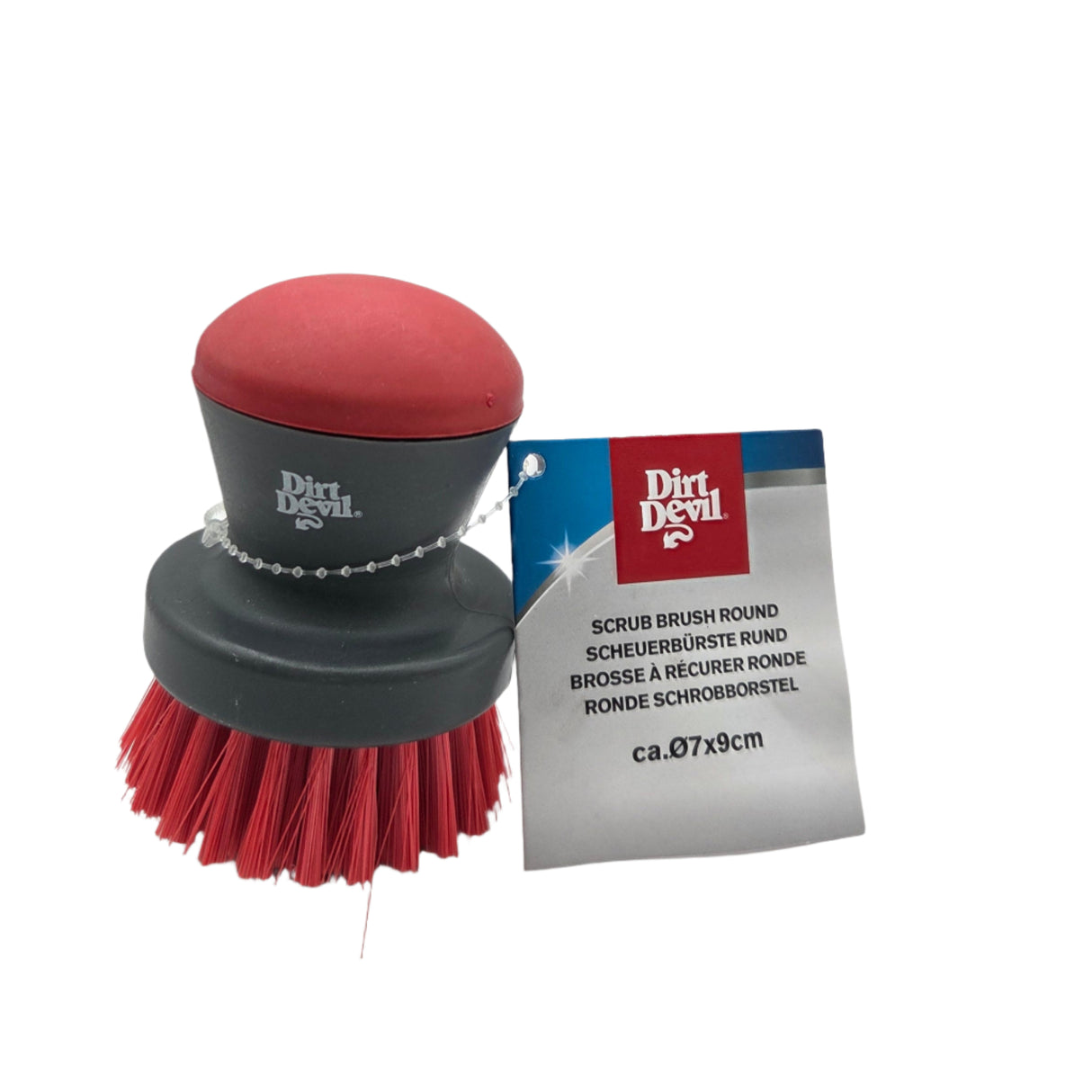 Wheel scrub brush Ø7x9cm