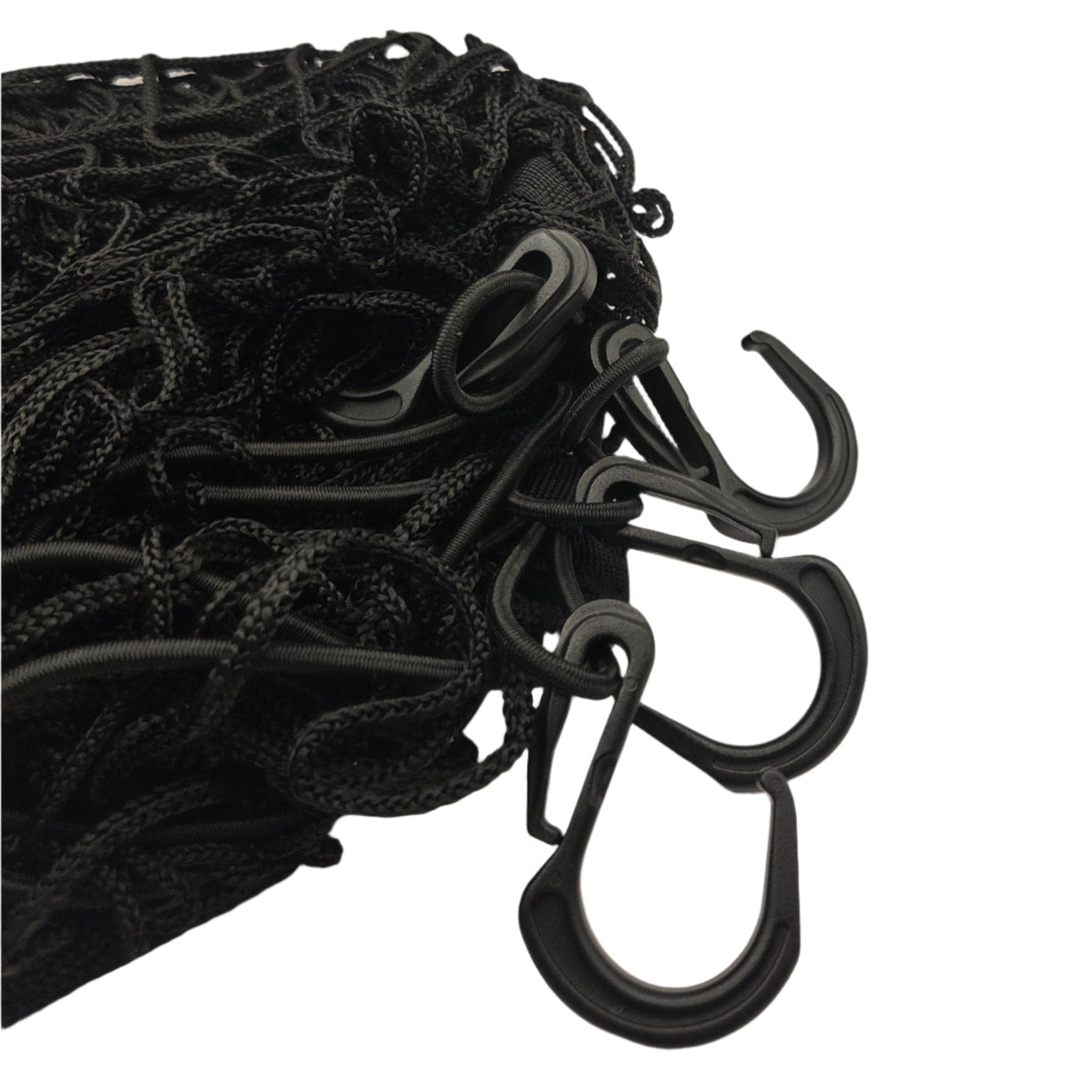 Csomagtartó rendszerező 3 rekeszes háló fekete