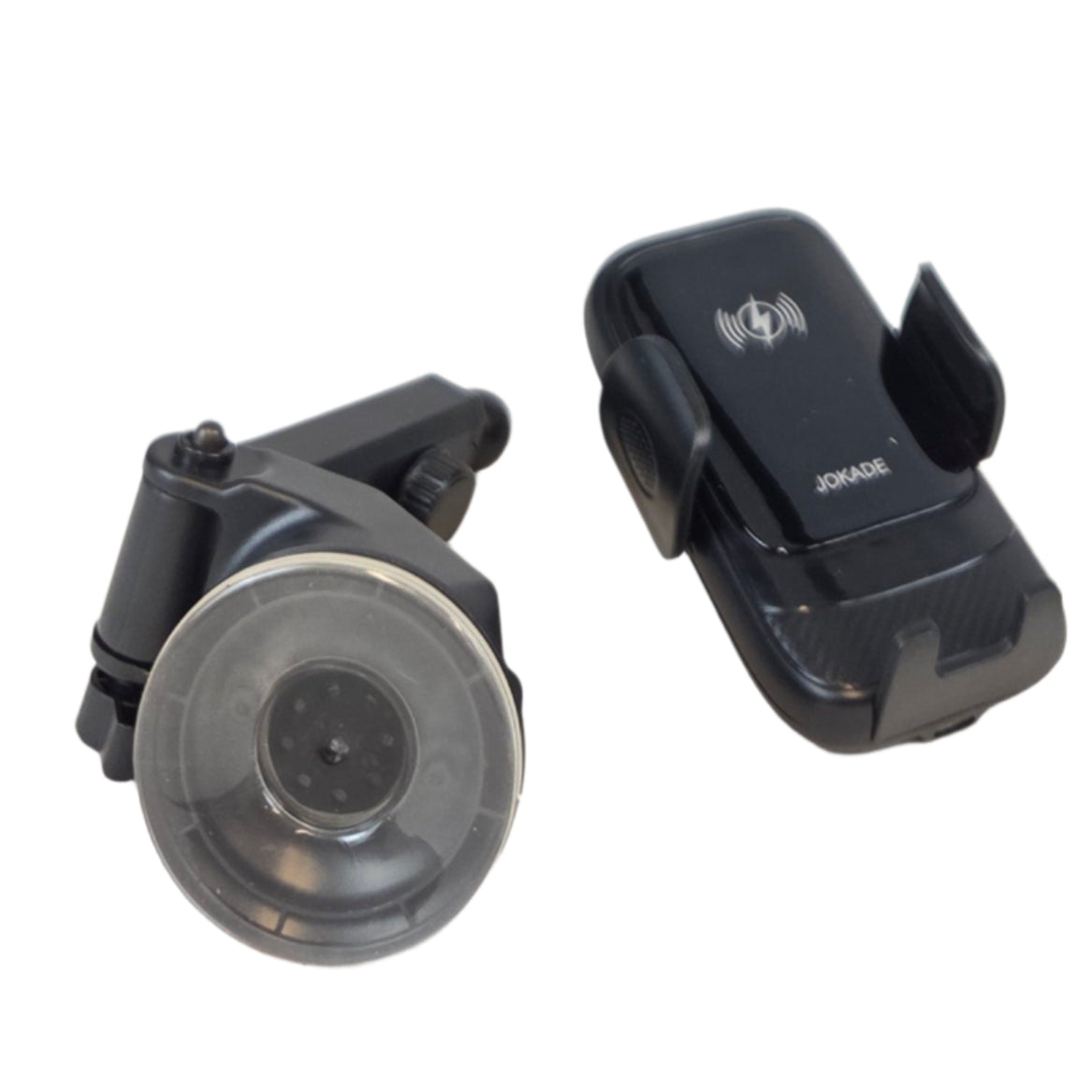 Car Phone Holder with Suction Cup and Wireless Charger JH034