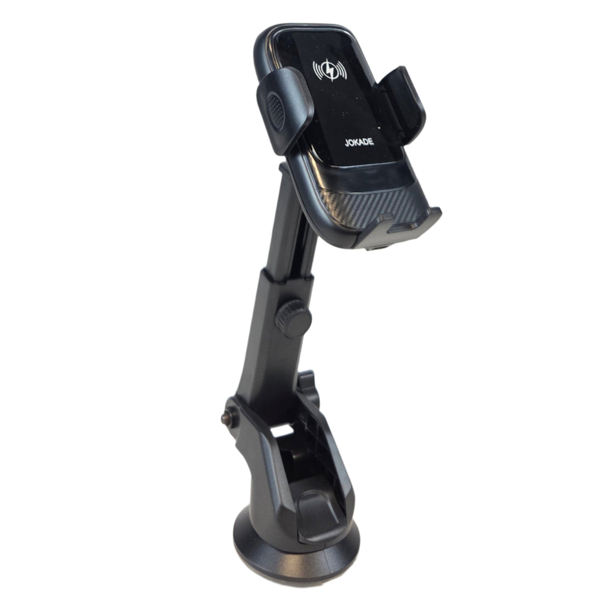 Car Phone Holder with Suction Cup and Wireless Charger JH034