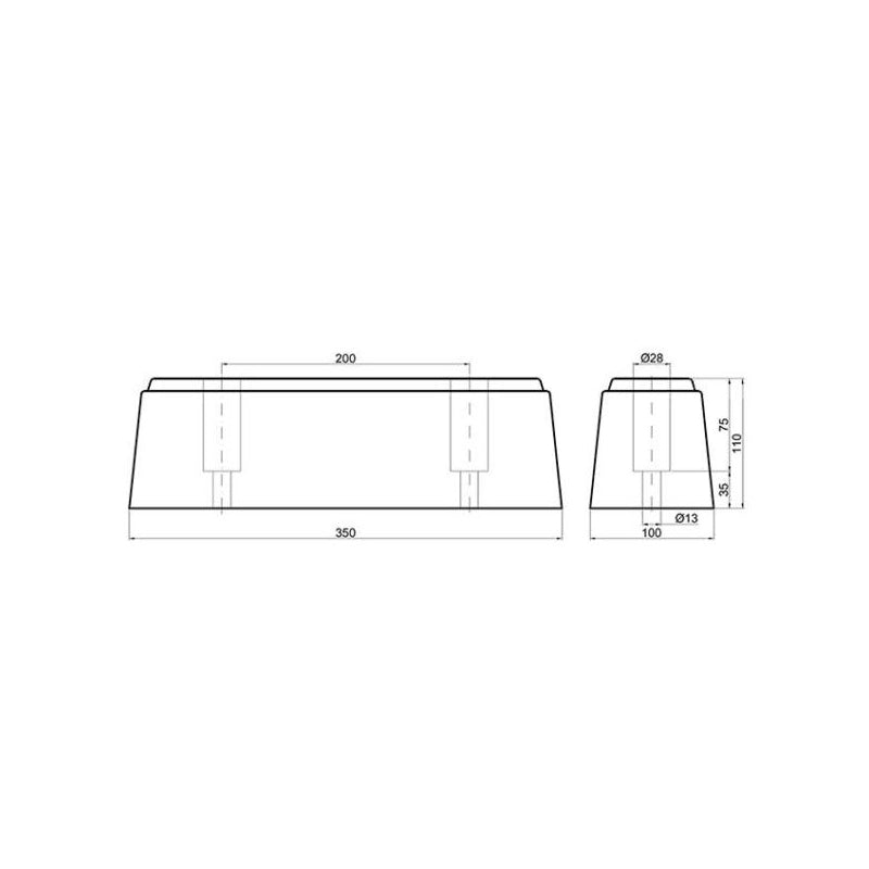 Hátsó gumi ütköző