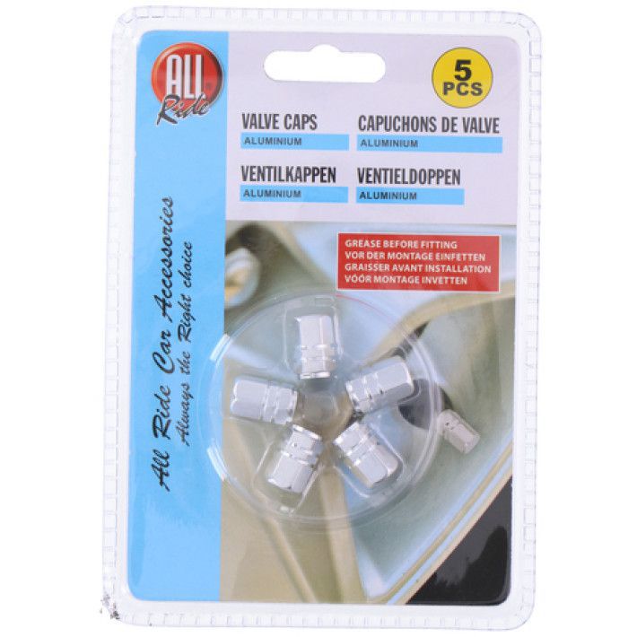 Valve cap aluminum set 5pcs