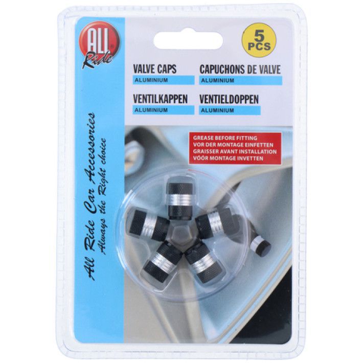 Valve cap aluminum set 5pcs