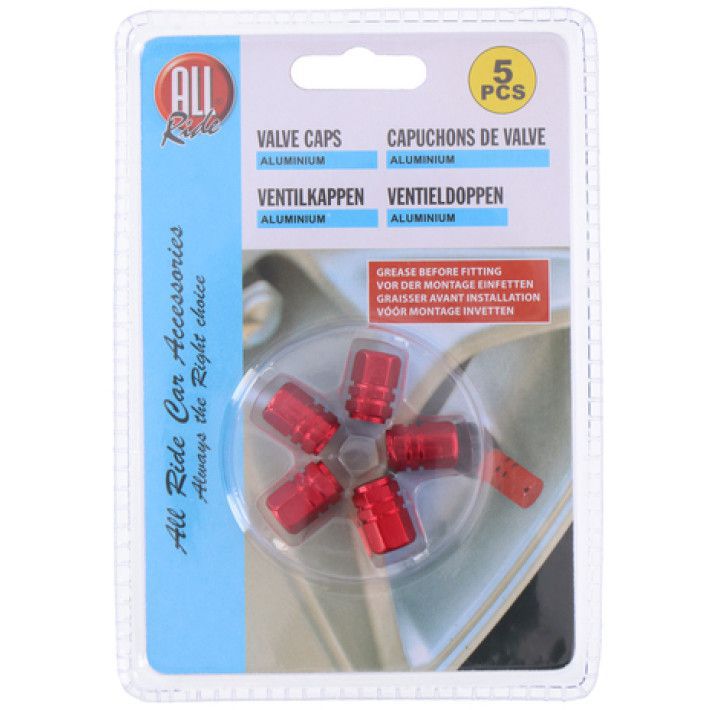 Valve cap aluminum set 5pcs