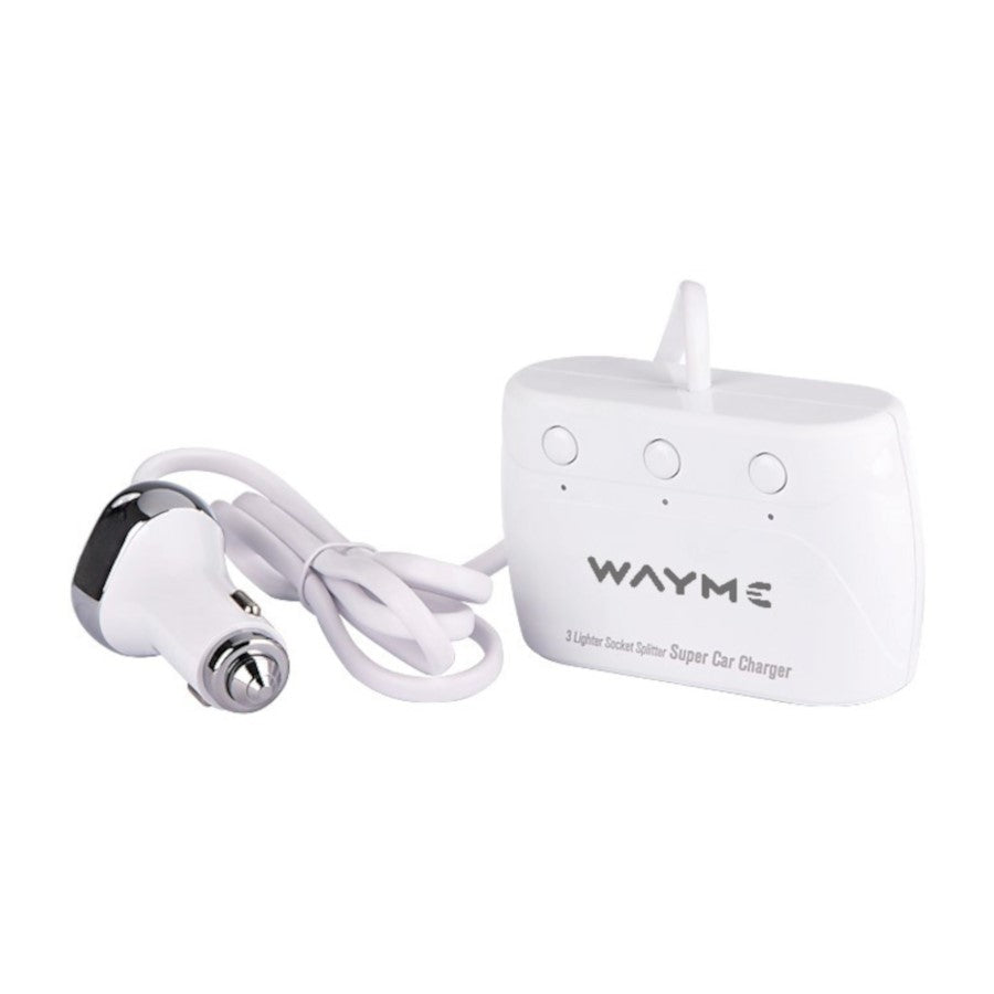 3-as szivargyújtó elosztó 2 USB-vel