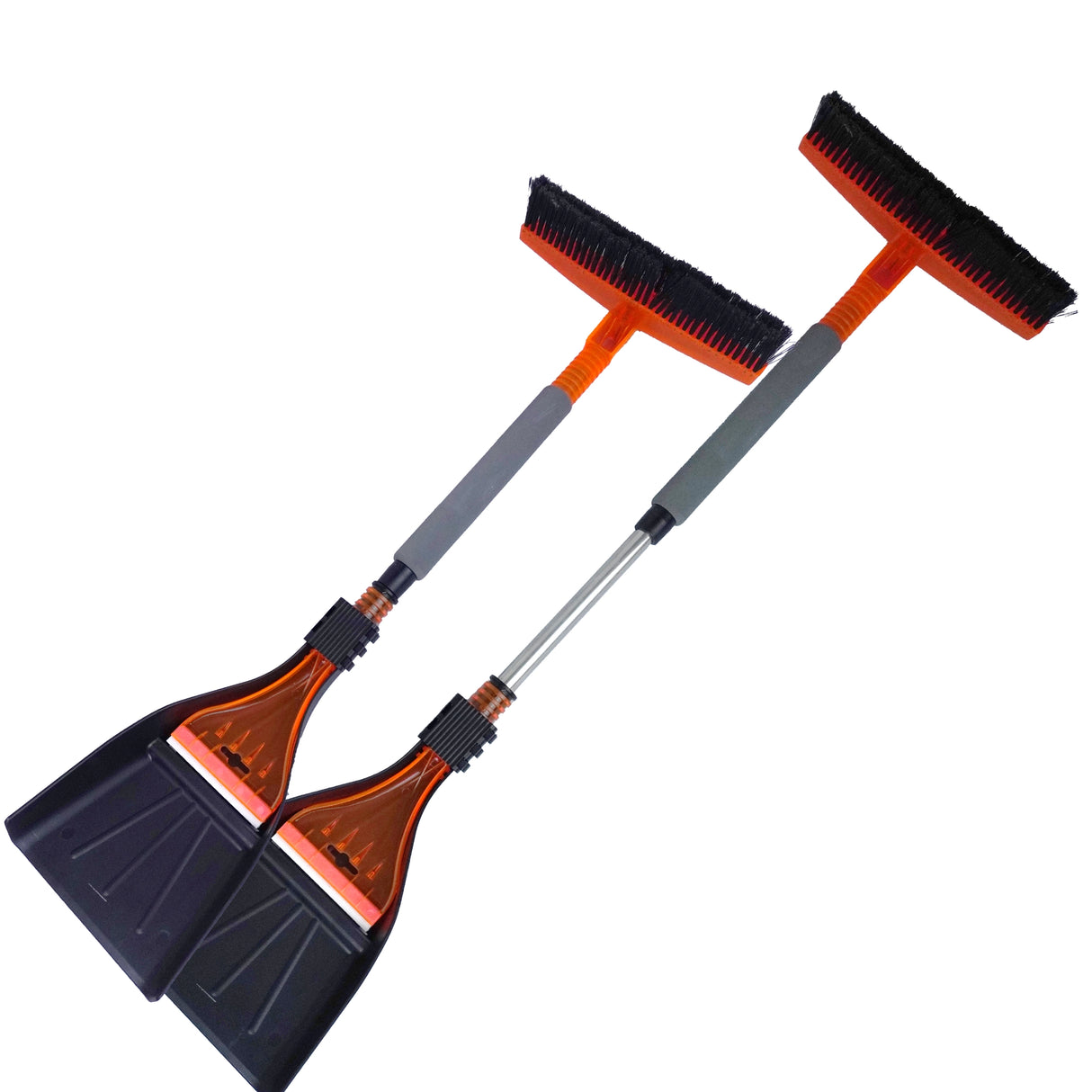 3 az 1-ben teleszkópos jégkaparó, hólapát és hókefe