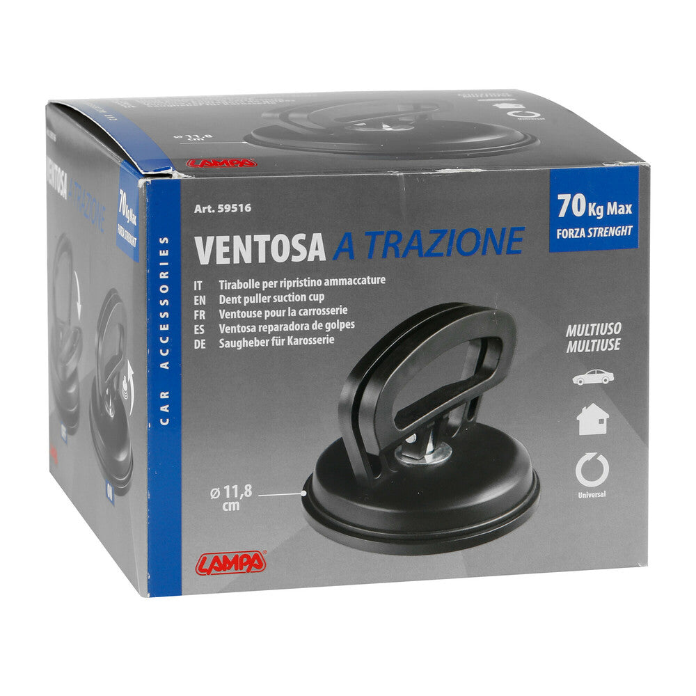 Car dent repair with vacuum suction cup