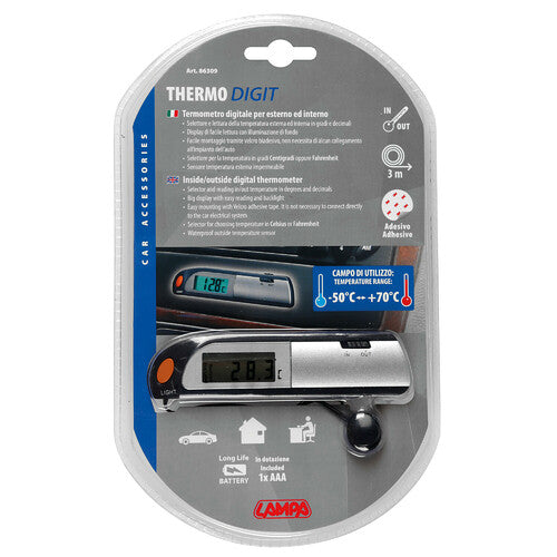 Digital thermometer indoor and outdoor