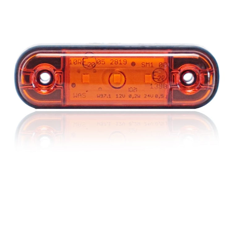 Lámpa helyzet LED kicsi sárga 12/24V