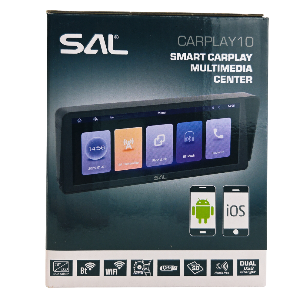 CarPlay car multimedia 10” IPS LCD