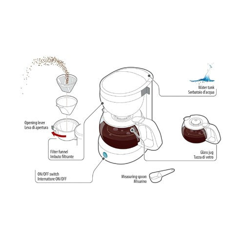 Car coffee maker 24V 650 ml