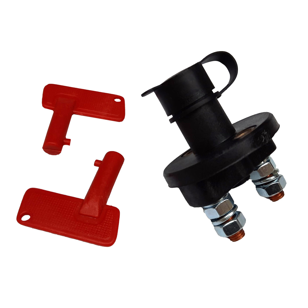 Áramtalanító kapcsoló 100-500A piros kulccsal