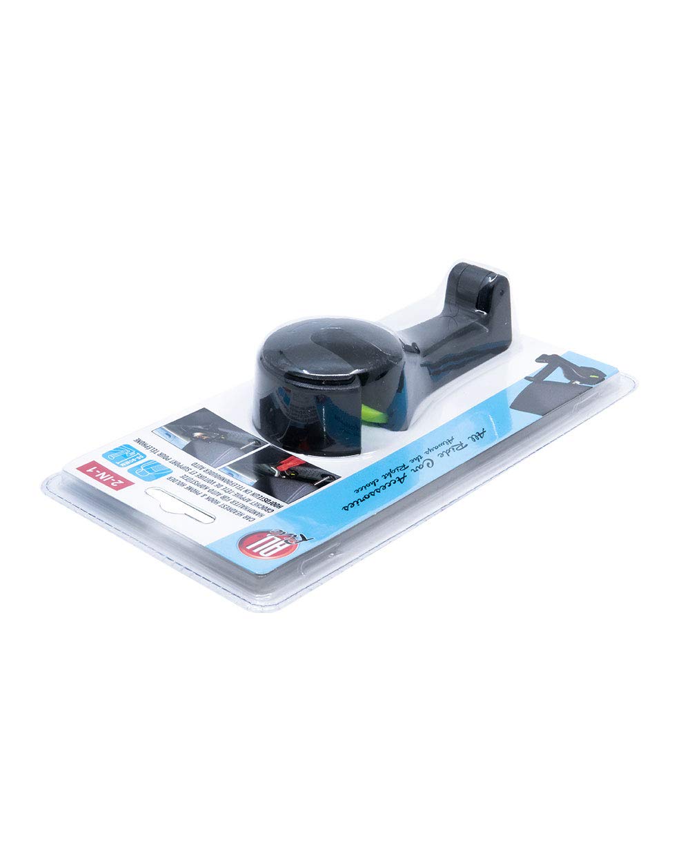 Car phone holder and hanging headrest