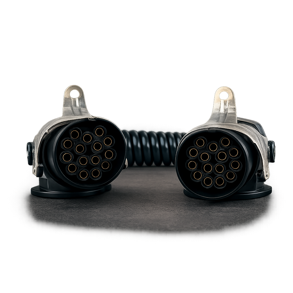 ADR spiral cable with 15-pin connector max. length: 3.7m working length: 3.5m 24V