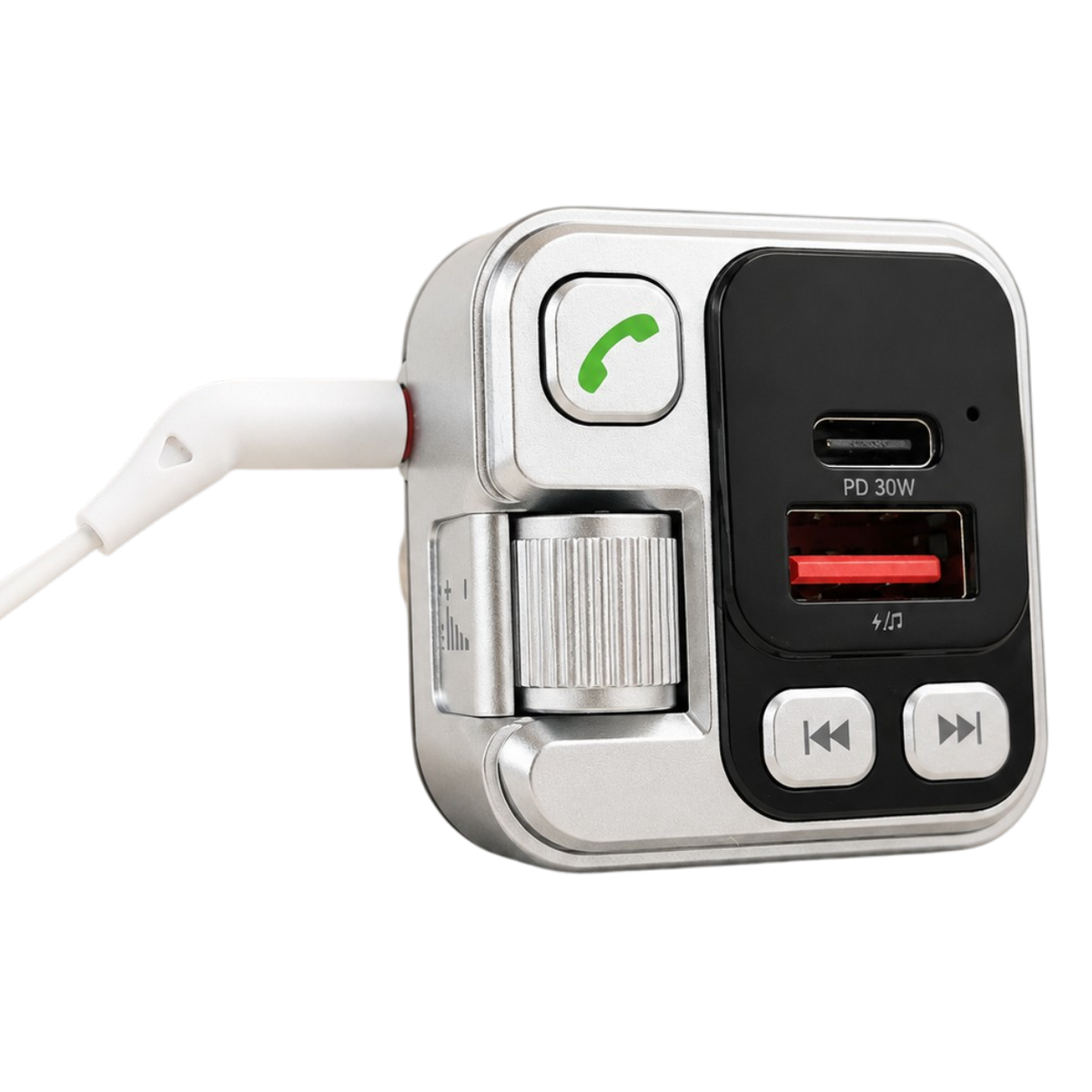 FM Transmitter Bluetooth 45W PD + QC 3.0 autós töltő Kihangosítóval