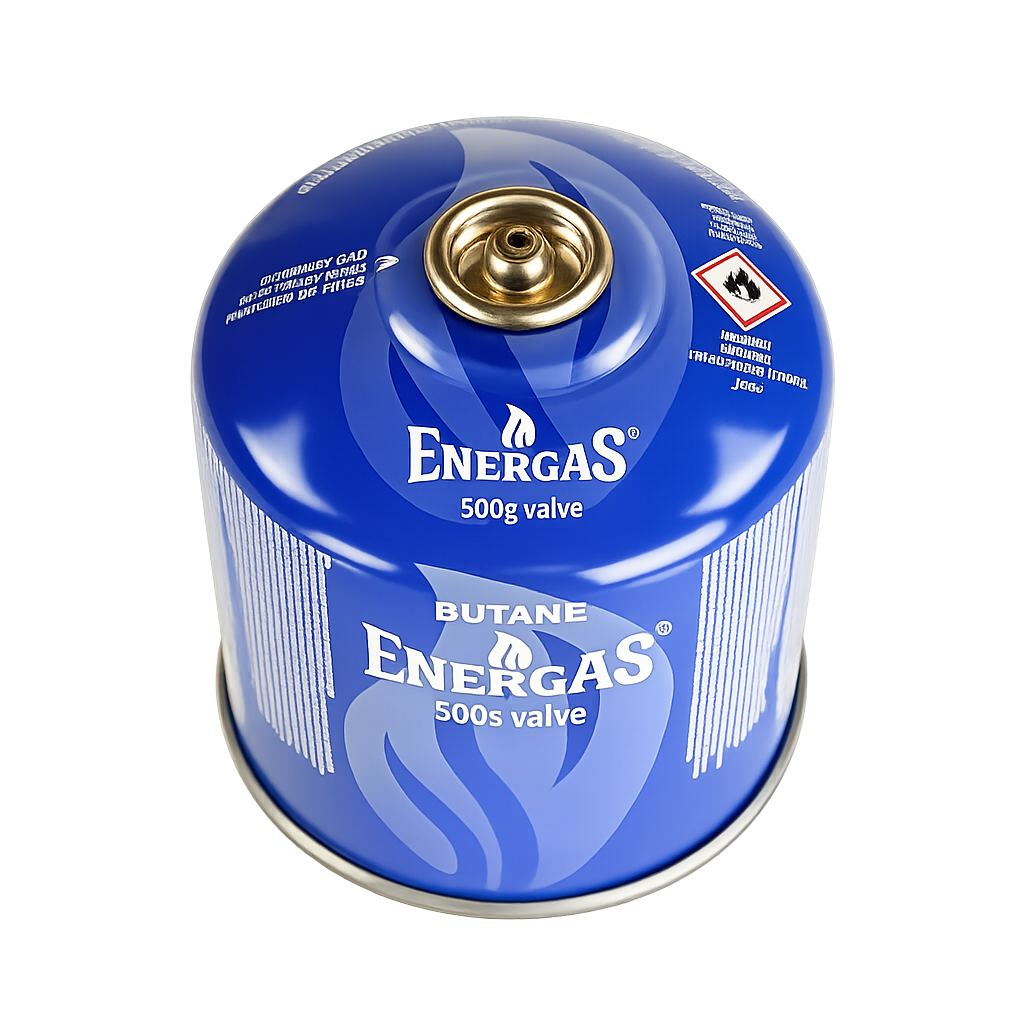 Camping gas bottle 500 g 7/16 EN417