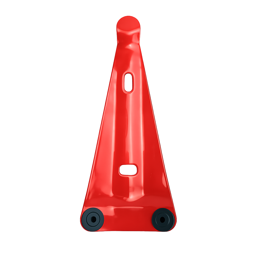 Powder fire extinguisher ABC with bracket and pressure gauge
