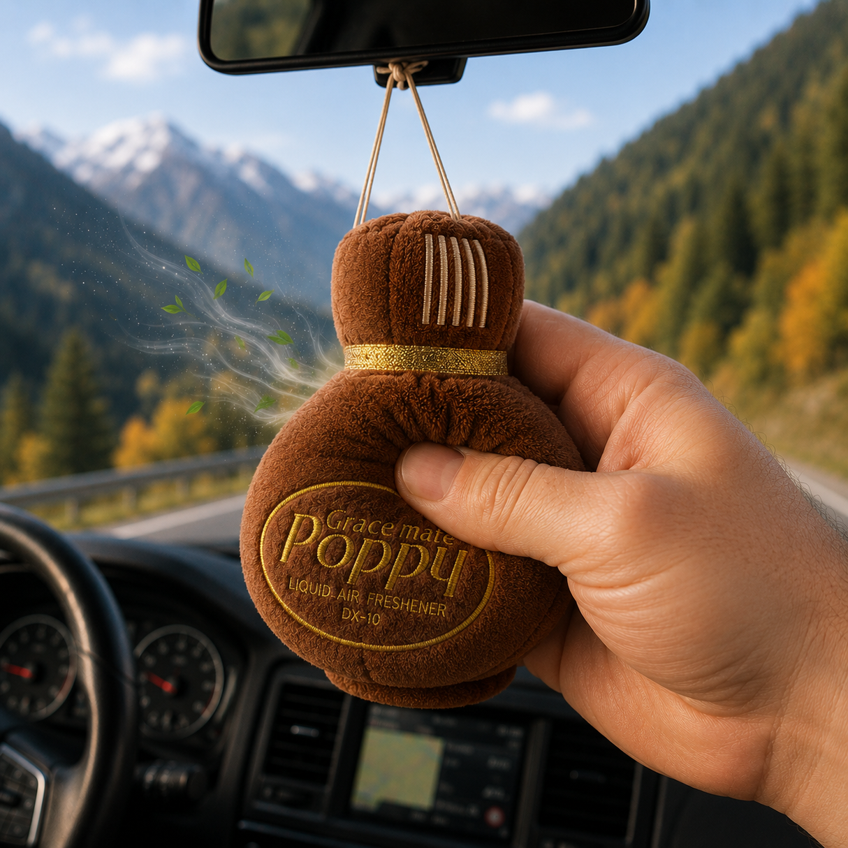 Car air freshener plush 35x30cm 2 pcs 200g