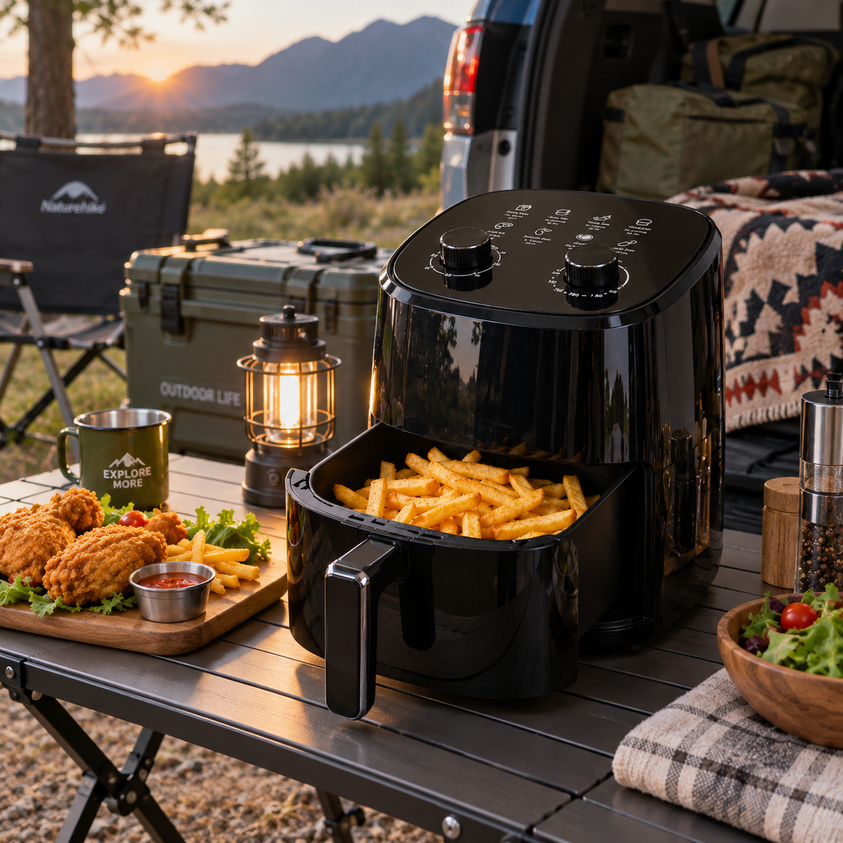 Air fryer 24V 250W 4L