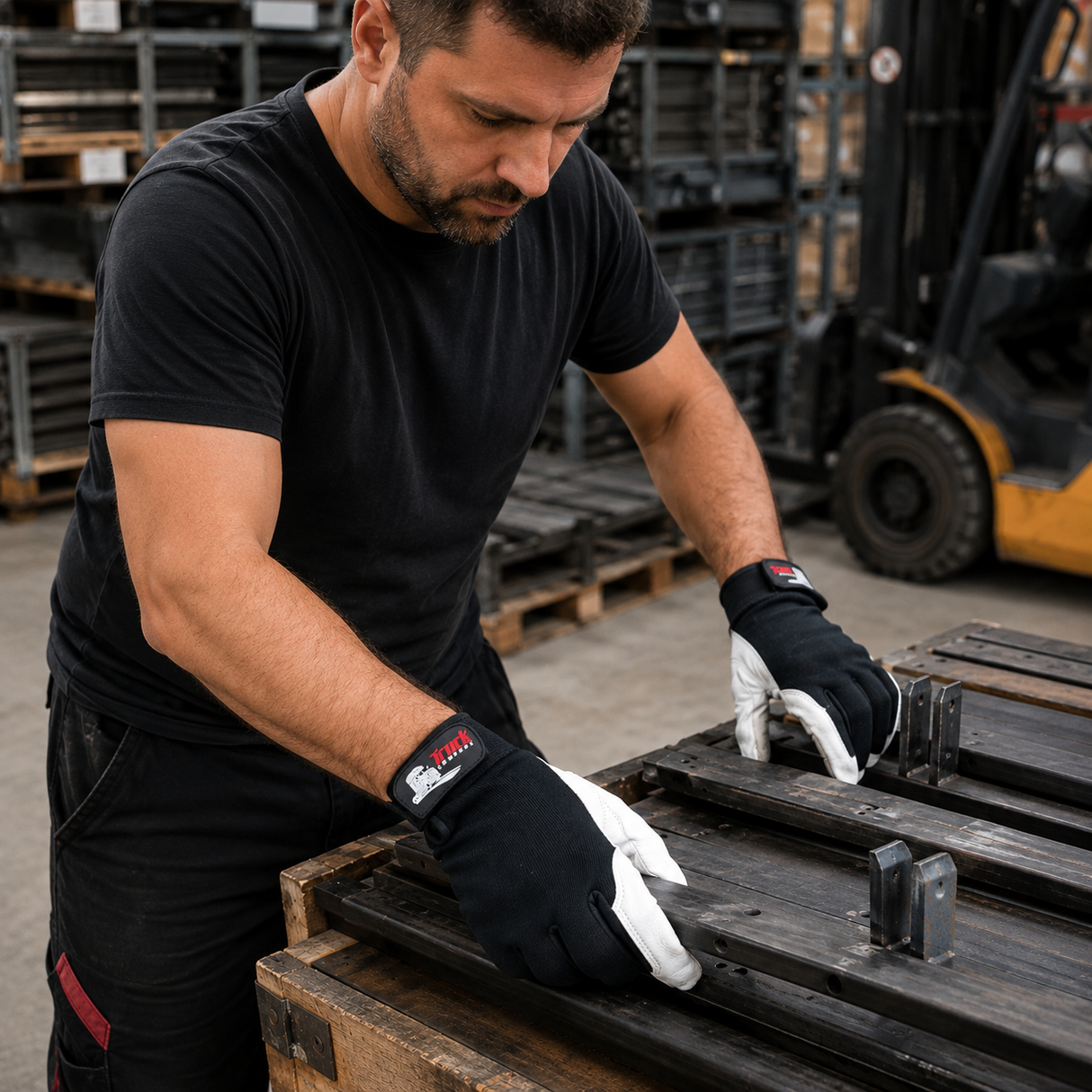 Work glove Truck Comfort - Velcro Stroke 10