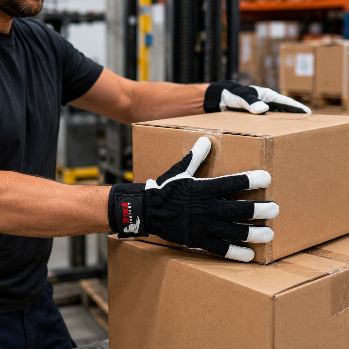 Work glove Truck Comfort - Velcro Stroke 10