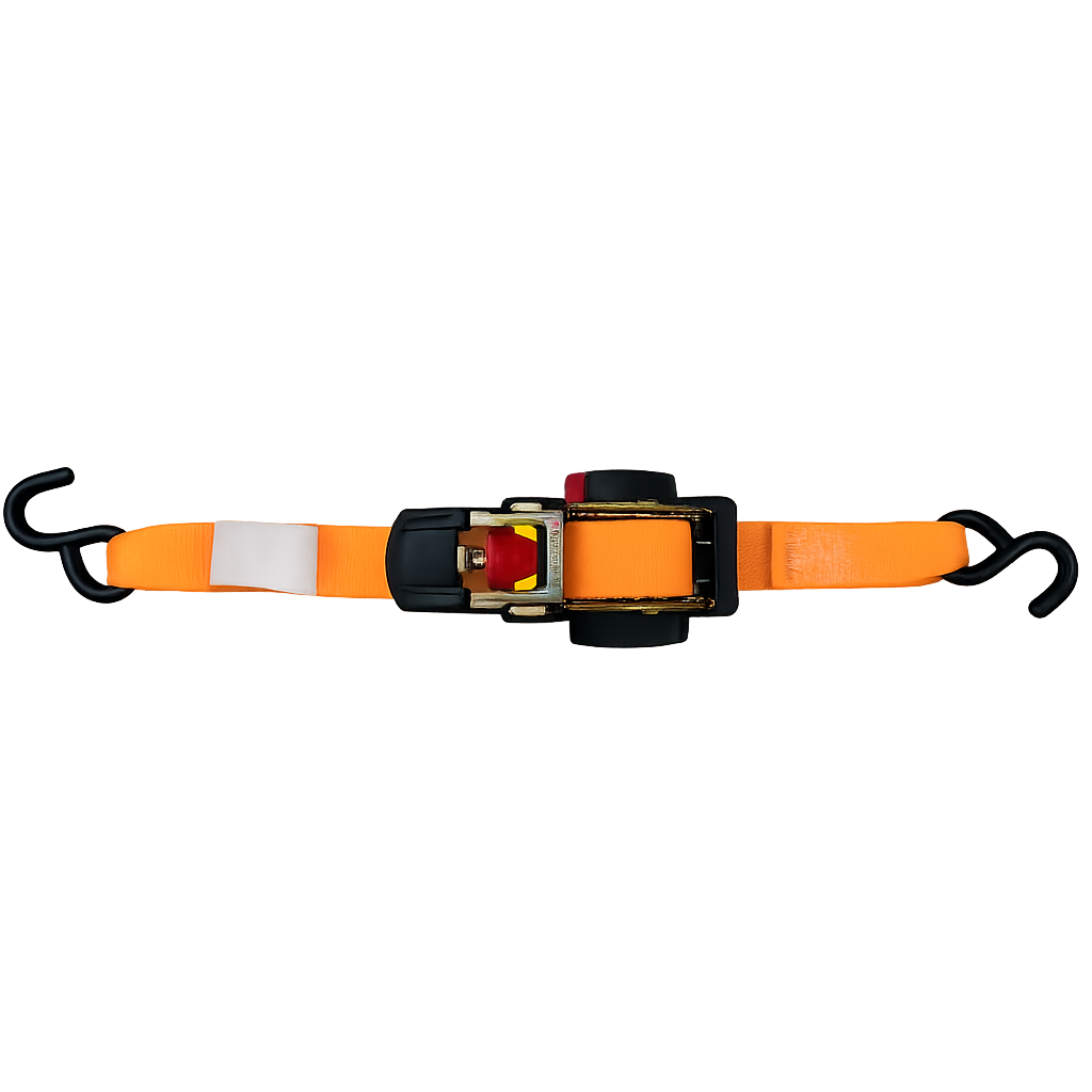 Automatic ratchet strap with hook for load securing GS TÜV