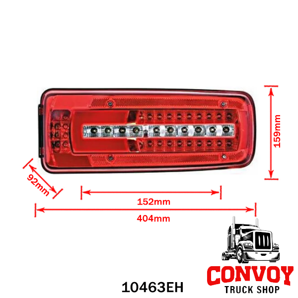 Lámpa DAF-hoz XF Euro 6 LED