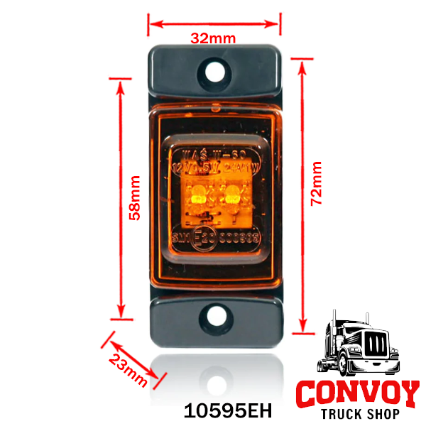 Lámpa helyzet LED kicsi oldal füllel