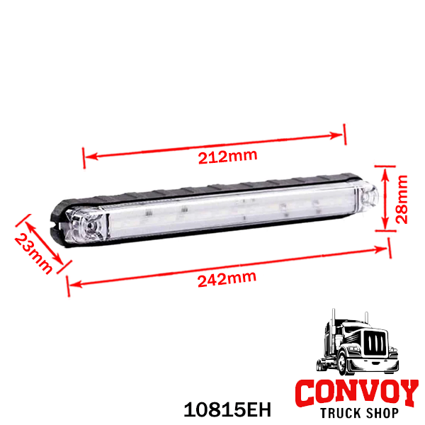 Lámpa helyzet LED hosszú 242mm