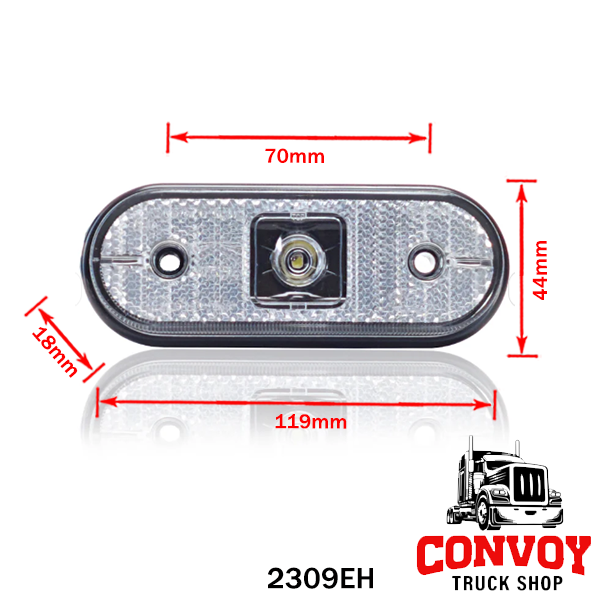 Lamp LED UNIPOINT with white cable aspföck