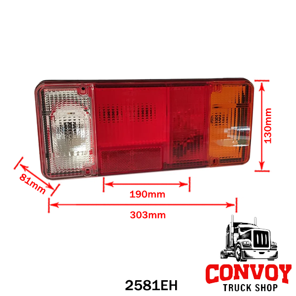 Lamp for Iveco is small