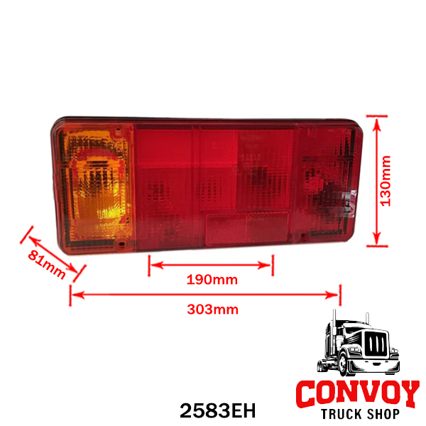 Lamp for Iveco is small
