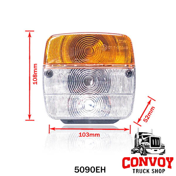 Lamp trailer 3 functional magnetic