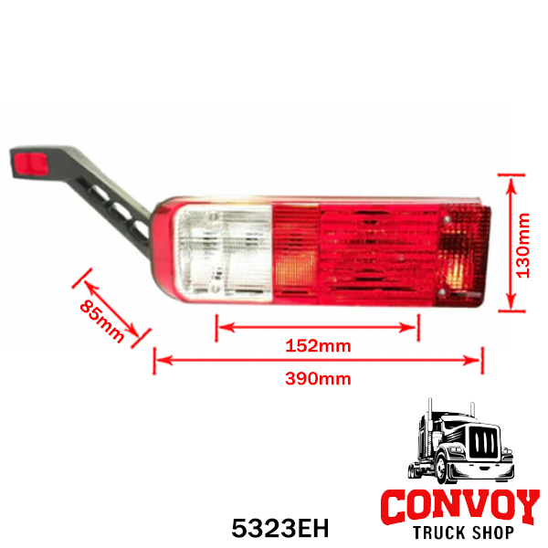 Lámpa Krone-hoz 5 kamrás háromszög prizmás gumilámpával Dasteri