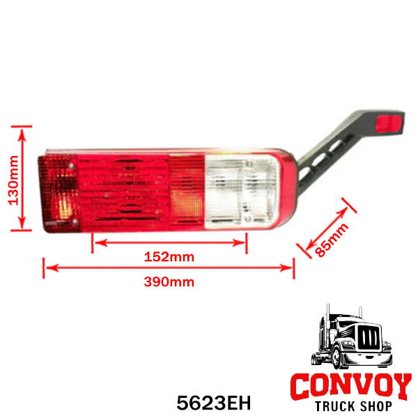Lámpa Krone-hoz 5 kamrás háromszög prizmás gumilámpával Dasteri