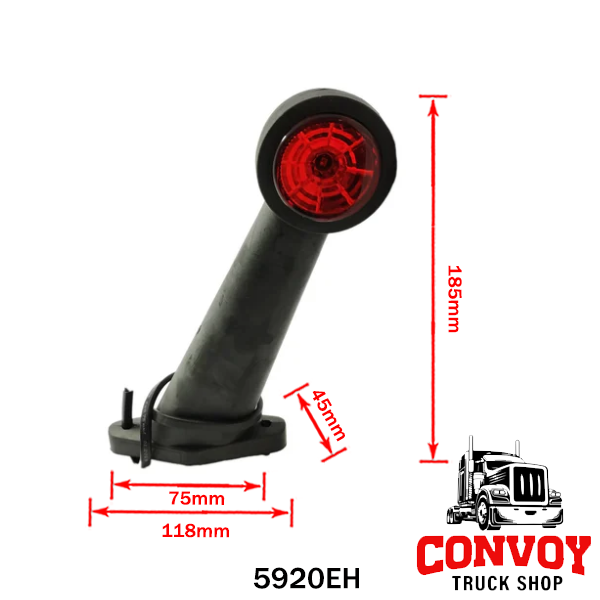 Width Light Lamp Straight LED Microprism Large