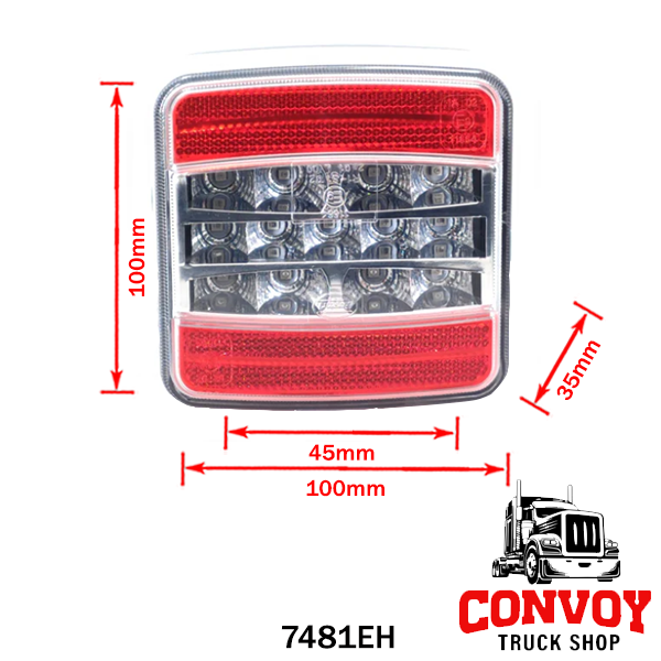 Lamp LED 3 function cubes prism 12/24V