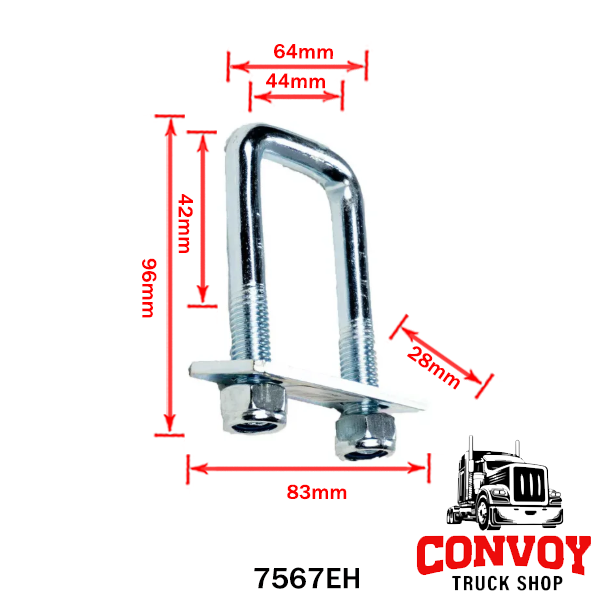 Plato ear to a recessed frame profile 90mm