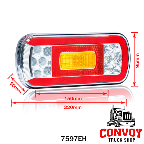 Lamp LED 5 function foggy prism