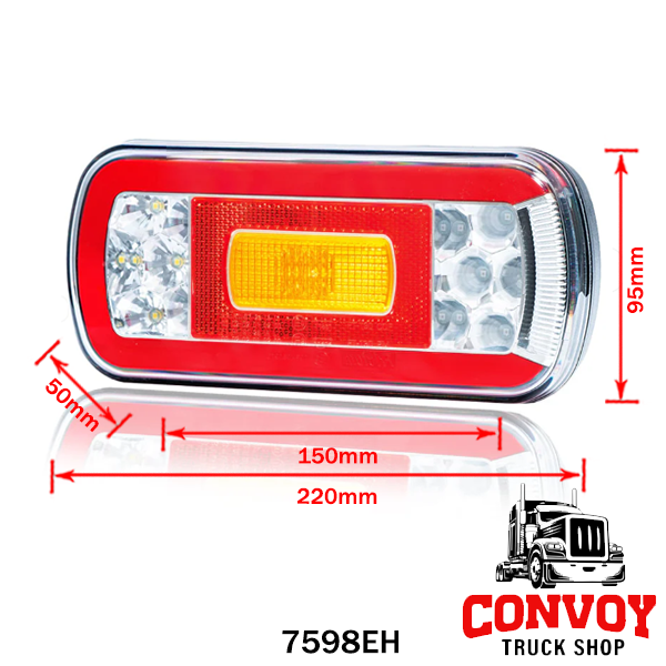Lamp LED 5 function foggy prism