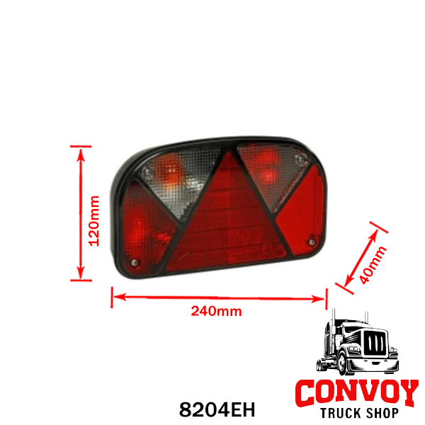 Lámpa utánfutó Multipoint II búra Aspöck