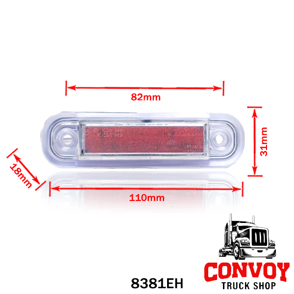 Lámpa helyzet LED áttetsző