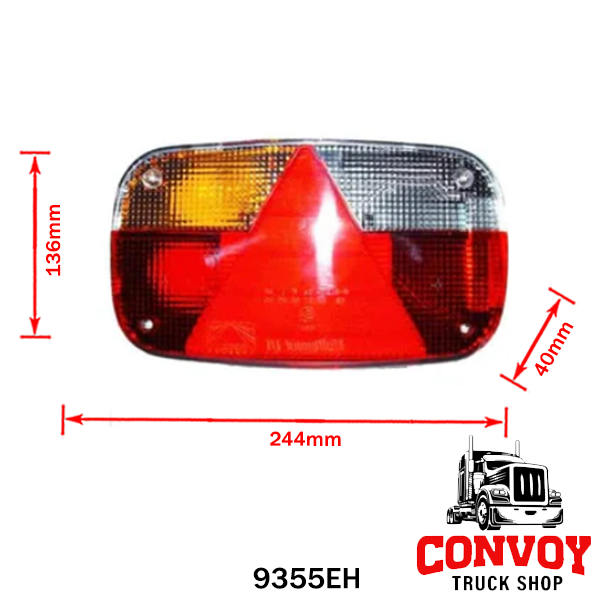 Lámpa utánfutó Multipoint III búra Aspöck
